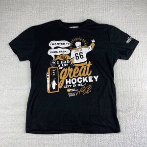 Molson Canadian T-shirt Mario Lemieux Hockey Alumni size large beer promo NHL